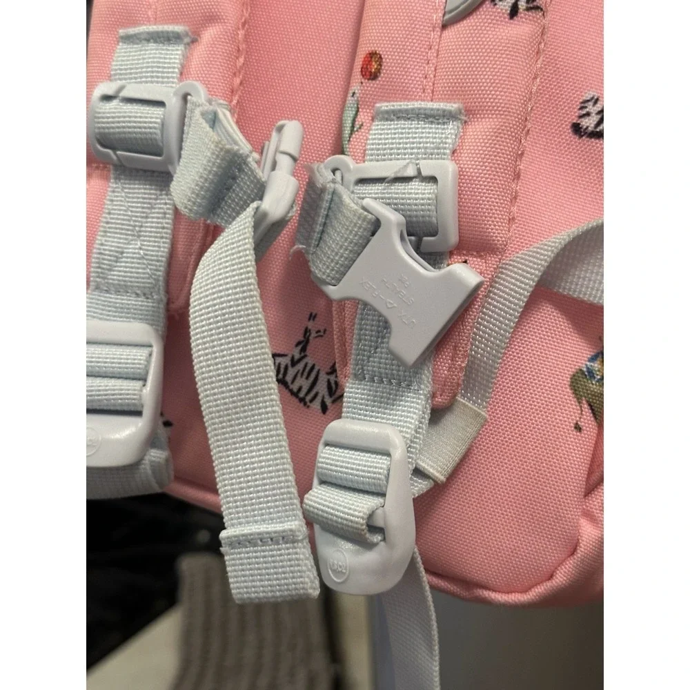 Herschel Supply Co Kids Mini Pastel Pink Backpack-Zoo Animal Print-Rare